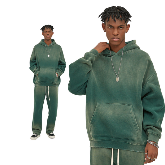 Stone-Washed Hoodie